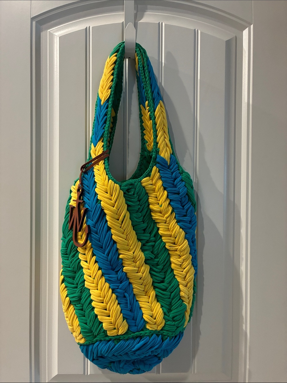 JW ANDERSON
Striped Knitted Tote Bag